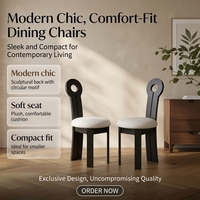 Chaise de salle à manger minimaliste écologique en bois d'hévéa, avec dossier et revêtement en cuir, style moderne et luxueux, pour la vente en gros