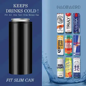 Le vendite calde di nuovo stile 12 once a doppia parete isolate in <span class=keywords><strong>acciaio</strong></span> inossidabile skinny cola bottle can cooler beverage beer holder - Product Image 3
