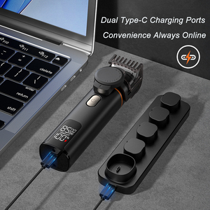 पेशेवर 5 में 1 मल्टी-फंक्शनल वाटरप्रूफ पुरुषों के लिए हेयर क्लिपर कॉर्डलेस एडजस्टेबल इलेक्ट्रिक दाढ़ी ट्रिमर - Product Image 6