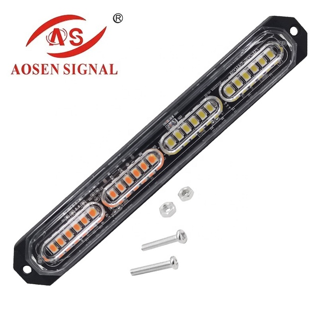 24 Led Strobe Side Lights Truck Car Mini Grille Light Emergency Beacon Hazard Warning Lights