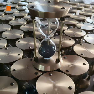 Hot Sales High Quality Brass Hourglass Sand Timer Retro Metal Luxury Pendulum Three Sizes Sand <strong>Clock</strong> For Home New Release - Product Image 3