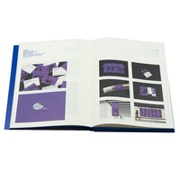 Conception de catalogue publicitaire personnalisé avec reliure parfaite, imprimé en couleur sur papier d'art