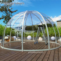 Sonoff — dôme Transparent et populaire, hôtel, café, Restaurant, étoile rotative, pied libre, 5.5m x 3.3m, PC, maison verte