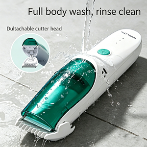Cortadora de Pelo Portátil, <span class=keywords><strong>Accesorios</strong></span> para el Cabello de Alta Calidad, Set de Barbería, Recargable por USB, Recortadora Eléctrica para Bebés - Product Image 6
