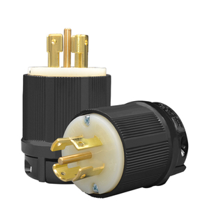 Spina americana Standard 4 poli 5 filo 30A 120/208V 5 Pin presa di bloccaggio elettrico L21-30P - Product Image 2
