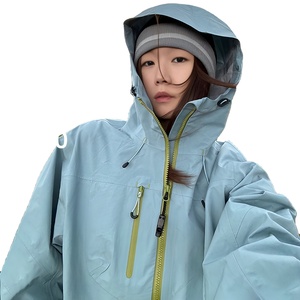 Chaqueta Cortavientos Tres en Uno con Capucha y Cremallera, Transpirable, Impermeable, para las Cuatro Estaciones, para Hombres y Mujeres, para Senderismo al Aire Libre - Product Image 1