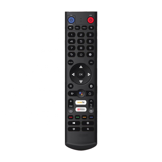 Hostrong Factory OEM ODM 44 Keys Prixon Voice Remote Control Compatible for Prixon Venom+ 5G Android OTT Box Support Custom