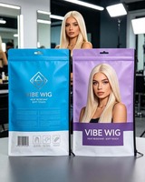 Échantillons Gratuits Sacs Personnalisés pour Perruques, Sacs d'Emballage Longs en Plastique Transparent PVC avec Fermeture Éclair, Pochettes pour Colliers et Bijoux, Sacs pour Perruques, Emballage pour Cheveux