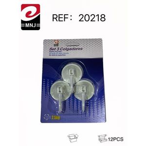 Ganci a ventosa, confezione da 3, capacità 2,5 kg, supporti da parete per uso domestico - Product Image 3