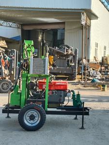 Perfuradora de Poço de Água Móvel Hidráulica a Diesel de Alta Eficiência 24V 160m de Profundidade 300mm de Diâmetro para Uso Agrícola pela Hongrun - Product Image 3