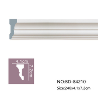 Guanyu Vente en gros Mousse Led Designs Fibre de verre Gypse Décoration Moule Plâtre Plafond Polyuréthane Corniche Moulure