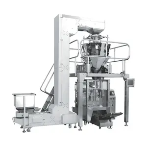 Grande Capacità Verticale Automatica Granulare Carbone/riso Dado/Macchina Imballatrice del granello/grano Tonnellate Di Imballaggio Scale