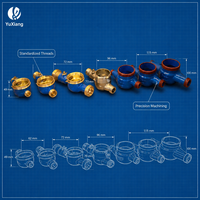 Economical Reliable Mechanical Water Meter for Cold Hot Water Measurement Residential Apartments Commercial Buildings