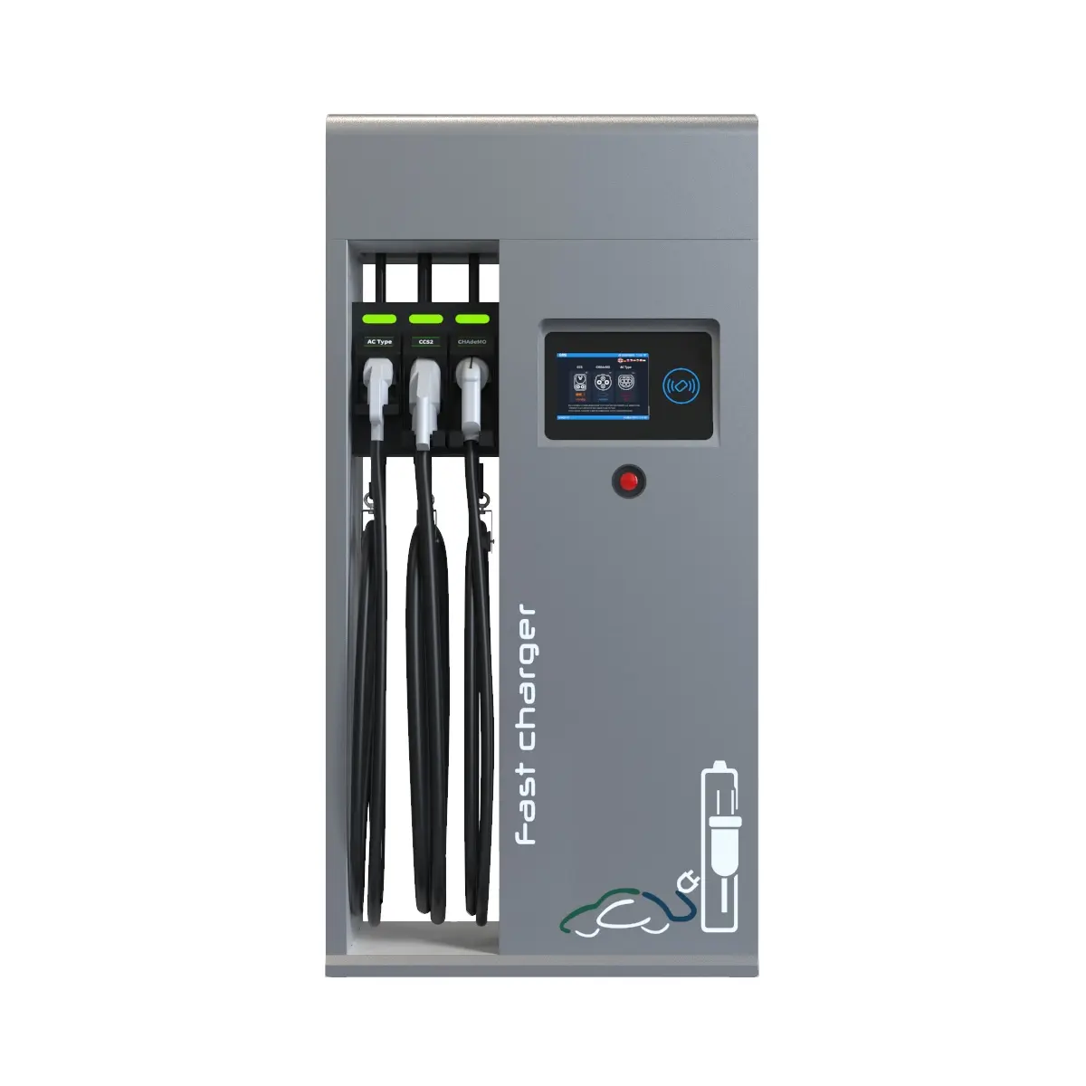 CCS2 CHAdeMO Elektrofahrzeug EV-Ladestation 60 kW 120 kW 180 kW 240 kW 360 kW, Schnellladegeräte für Elektrofahrzeuge