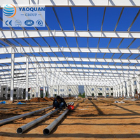Structure en acier pour entrepôt, bâtiment industriel préfabriqué en métal, atelier, hangar de stockage, construction de charpente