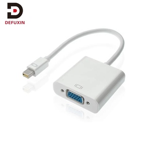 Adaptador DFX <span class=keywords><strong>Mini</strong></span> <span class=keywords><strong>DisplayPort</strong></span> <span class=keywords><strong>a</strong></span> <span class=keywords><strong>VGA</strong></span> Hembra, Conversor de Video 1080P con Bloqueo de Tornillo, Cable Multimodelo para PC y Laptop - Product Image 1