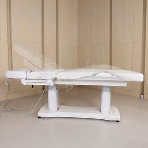 BonnieBeauty BN-A201 <span class=keywords><strong>Table</strong></span> <span class=keywords><strong>de</strong></span> spa <span class=keywords><strong>de</strong></span> beauté électrique 4 moteurs appui-tête <span class=keywords><strong>de</strong></span> lit facial en cuir réglable pour ateliers Applications faciales - Product Image 5