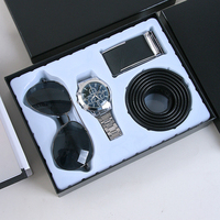 Cadeaux promotionnels d'entreprise, cadeaux pour la fête des pères, montre à quartz avec bracelet en cuir, souvenirs pour la Saint-Valentin, cadeaux pour hommes