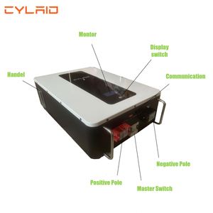 48V 200ah 10Kwh para Powerwall Sistema de almacenamiento de energía solar para el hogar Lifepo4 300ah 100ah Capacidad Montado en la pared IP65 Protección CAN Hyb - Product Image 6
