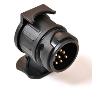 Adaptateur de <span class=keywords><strong>prise</strong></span> de courant 12V pour <span class=keywords><strong>remorque</strong></span>, caravane, <span class=keywords><strong>voiture</strong></span>, camion, convertisseur électrique européen 13 broches vers 7 broches - Product Image 2
