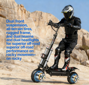 <span class=keywords><strong>Scooter</strong></span> Eléctrico Todoterreno JLM X10 de Aleación de Aluminio con Batería de Litio, Resistente al Agua IPX5, Plegable, con Doble Suspensión, 60V, Directo de Fábrica - Product Image 4