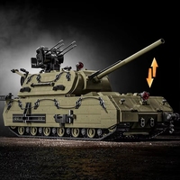 12GO 98001 2025 Nouveaux ensembles de jouets de char Panzer VII, voitures blindées, briques de construction, modèles de construction, cadeaux d'anniversaire