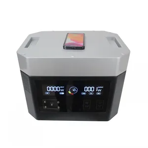 Efficient Output Portable Power Station Emergency Supply Outdoor Solar Power Station 2000w Power Station Solar