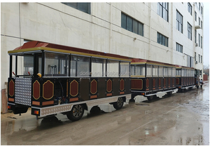 Fabricant chinois de <span class=keywords><strong>train</strong></span> de véhicule touristique électrique sans rail OEM ODM 72 sièges, <span class=keywords><strong>train</strong></span> sans rail d'extérieur à vendre - Product Image 3