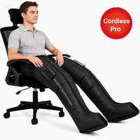 Y02 OEM Accepte la commande de machines de massage des jambes, 3 modes de massage, écran LCD, bottes de compression rechargeables