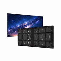 Écran LED COB à pas fin P1.2 3840Hz, taux de rafraîchissement élevé, sans soudure, pour salle de contrôle, surveillance, studio, montage mural, OEM