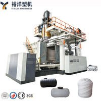 Machine de moulage par extrusion et soufflage de plastique avec contrôle tactile PLC et paramètres de process enregistrables pour réservoir d'eau en PEHD à 14 couches de 2000 L