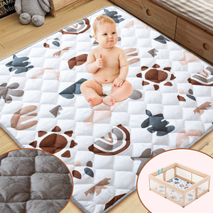 <span class=keywords><strong>Tapis</strong></span> de jeu pour bébé lavable en machine, <span class=keywords><strong>tapis</strong></span> de jeu pour bébé en tissu organique, <span class=keywords><strong>tapis</strong></span> de jeu pour bébé antidérapant et rembourré pour jouer - Product Image 5