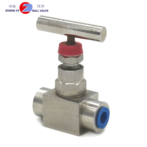 Valvola a sfera manuale di intercettazione DN6 J13W-100-320 tipo OEM Zhongye, flangia X ad alta pressione per tubazioni strumentali idriche - Product Image 2