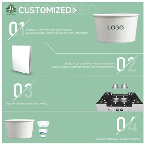 Dùng một lần giấy thủ công Bát salad dùng một lần <span class=keywords><strong>container</strong></span> giấy tròn Bát salad 1000ml/1100ml/1300ml/1500ml - Product Image 5