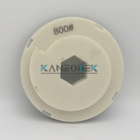 KANEOTEK Tampons de disque de polissage de bord de verrouillage d'escargot de diamant humide de 7 étapes de 4 pouces pour pierre de Quartz Terrazzo