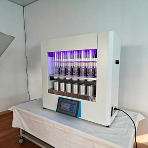 <span class=keywords><strong>Extracteur</strong></span> Soxhlet automatique pour tests alimentaires et de fourrages, analyseur de graisse à 6 lots avec condenseur refroidi par <span class=keywords><strong>air</strong></span> et canaux en PTFE - Product Image 2