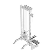 Máquina de remo de acero inoxidable de alta resistencia con cable bajo, entrenador de volo, unidad de cable cruzado multifunción para uso doméstico, 100 kg de capacidad