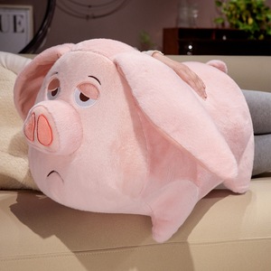 Cochon rose <span class=keywords><strong>super</strong></span> doux poupée mignonne et douce peluche jouet grand animal poupée personnalisée en usine - Product Image 5