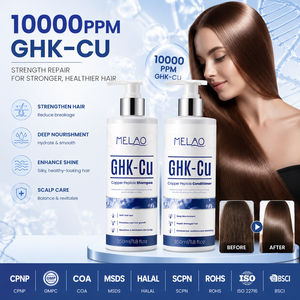 Set Duo <span class=keywords><strong>per</strong></span> la Cura dei <span class=keywords><strong>Capelli</strong></span> con Peptide di Rame a Marchio Privato, Shampoo e Balsamo GHK-Cu <span class=keywords><strong>per</strong></span> <span class=keywords><strong>Capelli</strong></span> Diradati - Product Image 1