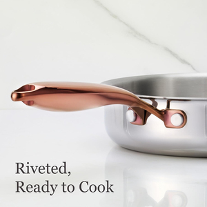 Sartén y Olla de Acero Inoxidable Triple de Alta Calidad, Sin Recubrimiento, Apta para Gas e Inducción, Estilo Americano, Apta para Horno - Product Image 6