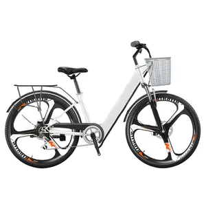 Groothandel Aluminium 36V Elektrisch Fietsvoertuig Met 350W High-Power Lithium Elektrische Fiets Volwassen E Fiets Elektrische Fiets