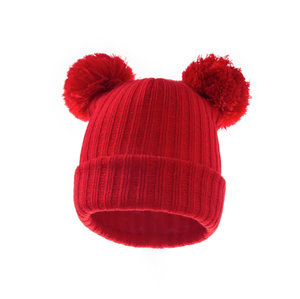 <span class=keywords><strong>Bonnet</strong></span> en tricot côtelé pour bébé fille et garçon 0.5-3 ans - Product Image 5