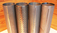 Tabung Filter Berlubang Lapis Ganda Sintered Ss304 316L 1 5 10 25 50 100 200 300 Mikron yang Dapat Disesuaikan untuk Filtrasi Air dan Minyak