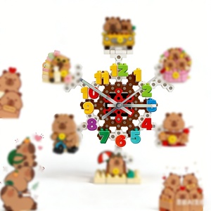 Reloj <span class=keywords><strong>de</strong></span> Bloques <span class=keywords><strong>de</strong></span> Construcción con Movimiento Silencioso, un Gran Juguete para Niños y Niñas, Ideal para Regalos <span class=keywords><strong>de</strong></span> Navidad y Halloween - Product Image 5