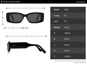 <span class=keywords><strong>Gafas</strong></span> <span class=keywords><strong>de</strong></span> Sol Rectangulares <span class=keywords><strong>Modernas</strong></span> Retro para <span class=keywords><strong>Mujer</strong></span>, Modelo 9250, <span class=keywords><strong>Gafas</strong></span> <span class=keywords><strong>de</strong></span> Moda para Hombre, <span class=keywords><strong>Gafas</strong></span> <span class=keywords><strong>de</strong></span> Sol <span class=keywords><strong>de</strong></span> Diseñador <span class=keywords><strong>de</strong></span> Lujo para Hombre - Product Image 2
