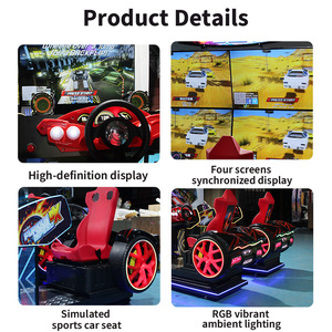 Máquina de Juego de Carreras con Movimiento Dinámico para 2 Jugadores Furious DX, <span class=keywords><strong>Simulador</strong></span> de Conducción de Autos Operado con Monedas para Centros de Juego - Product Image 5