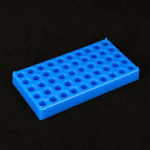 Hongbolai 50-Well Sample Bottle Rack 17mm <b>Plastic</b> Laboratory Storage Rack - Product Image 1