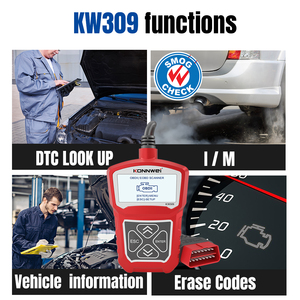 Auto Aftermarket DIY Garage Tool KONNWEI KW309 Automotive OBD2 EOBD Scanner Car Fault Checker - Product Image 4
