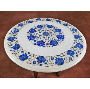 ท็อปโต๊ะหินอ่อนขัดเงาลายดอกไม้สำหรับร้านอาหารหรู - Product Image 1