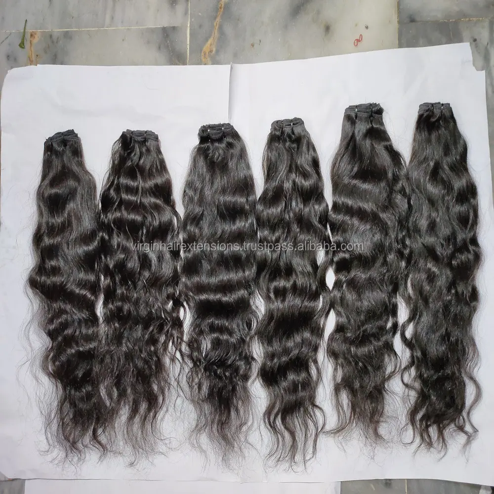 Unprocessed Virgin Hair Bundles Remy Raw Indian Hair Directly From India